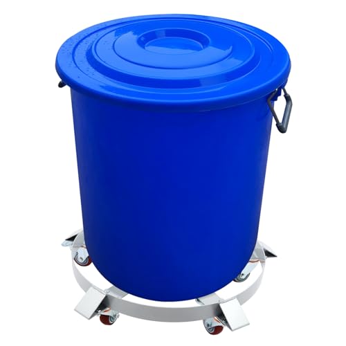 3PCS Soporte para Barril de 55 Galones con 5 Ruedas Grises miniatura 4