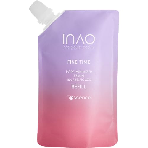 INAO Skincare - Fine Time Pore Minimizer Serum Refill | Serum mit Azelainsäure & Glycerin | Für ein verfeinertes Hautbild | Mattierend, glättend, mild exfolierend