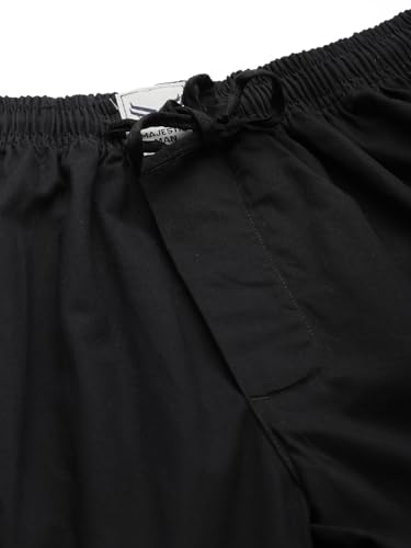 Image of Majestic Man Men Mid Rise Comfort Fit Solid Pure Cotton Casual Style Lounge Pants