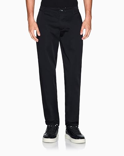 Armani Exchange Men's Stretch Cotton Essential Trouser4