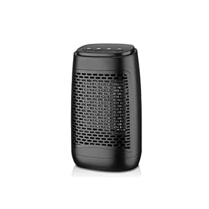 MOVOLS Electric Space Heaters, Elektrische ventilatorverwarming Warmer Snelle Verwarming Verstelbare Thermostaatverwarmerlucht Warmer Draagbare 1200W Verwarmingsventilator for de winterhuis. (Color :