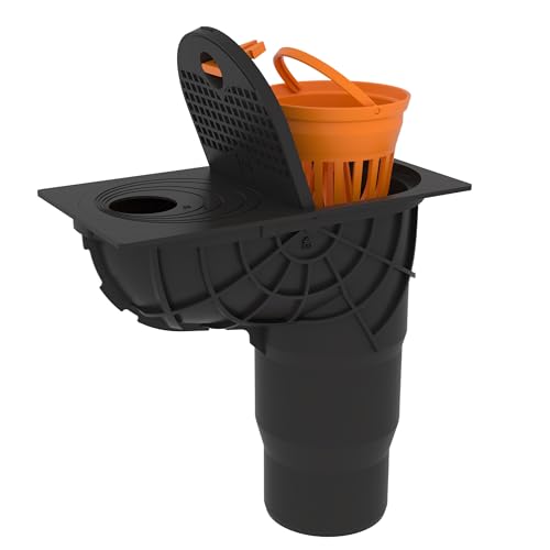 UZMAN-Dachrinnenablauf Regenwasserfilter Laubabscheider Regenrohrablauf Regenwasser Filter Regenfilfer Fallrohrfilter Bau Dach Rohr Drainage