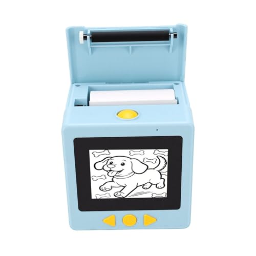 Image of Hyuduo AI Voice Sticker Printer 2.4 inch HD Screen 2.4G WiFi Thermal Inkless Printer, with 203dpi, 1300mAh Battery and Type C, for Home Office Study Notes Crafts
