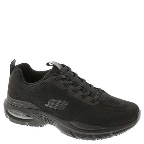 Skechers Men's Skech-Air Ventura Health Care Professional Shoe, BLK, 7