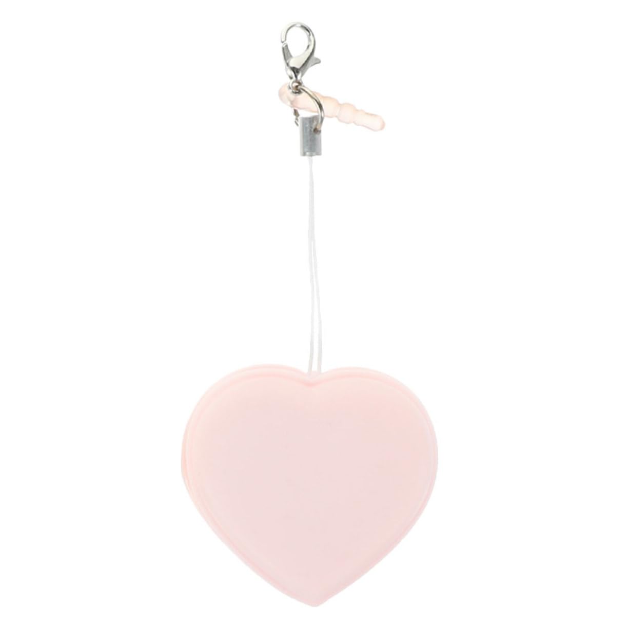 PartyKindom Heart Shaped Macaron Screen Cleaning Portable Eyeglass Lens for Oil Stains Fingerprints Cute Hanging Tool for Electronics