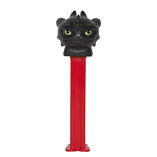 Pez How To Train Your Dragon Candy Dispenser â€“ Toothless The Dragon Pez Dispenser with Candy Refills | Dragon Party Favors, Grab Bags