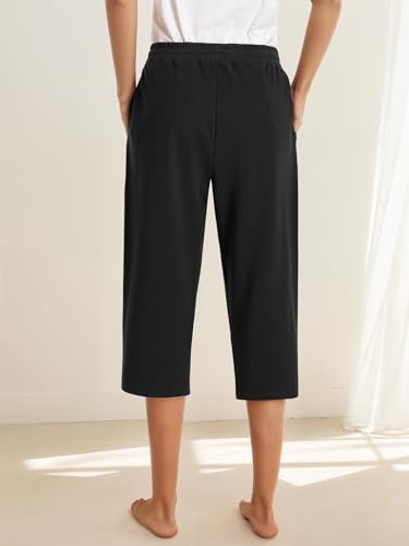 Weintee Women's 17" Cotton Capris with Pockets3