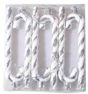 DERAYEE 6 Stück Zuckerstangen Weihnachtsbaumschmuck Weihnachten...