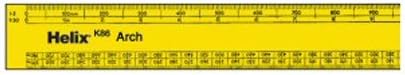 SG Education HLX K86010 Helix Architects Scale Ruler, 30 cm