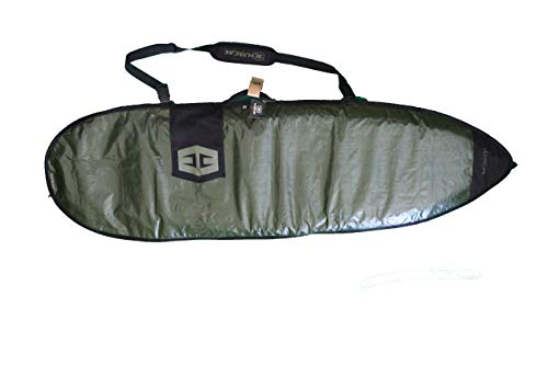 HURRICANE Bolsa de polietileno para tabla de surf (verde oliva, 6,3)