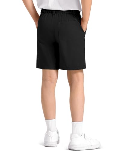 Image of KEREDA Boys Uniform Shorts Golf Dress Preppy School Shorts with Pockets