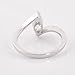 Dsnyu 14 Karat Gold Jewelry Rings, Eternity Ring for Women White Gold Solitaire with Marquise Shape Moissanite 1ct Band Fashion Trendy Size 9