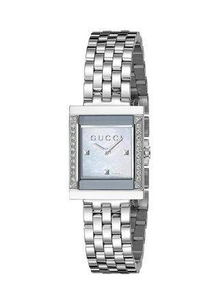 �O�b�` Gucci Women's YA128405 G Frame Timeless B26 Square Shape Dress Watch ���� ���f�B�[�X �r���v �y���s�A���i�z
