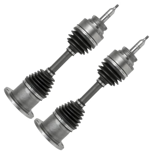 Image of Detroit Axle - 4WD Front CV Axles for 2004-2008 Ford F-150, 2003-2008 Lobo 2003-2006 Expedition Lincoln Navigator 2006-2008 Mark LT, 2 CV Axle Shafts Assembly Replacement
