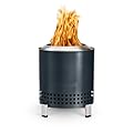 Solo Stove Mesa XL, 7 Inch Tabletop Fire Pit with Stand - Smokeless, Stainless Steel Fire Pit for Camping, Outdoor & Patio- Wood Burning or Pellet Fueled Portable Bonfire, 2.3lbs, Gunmetal