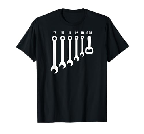 Bière Clé Mécanicien Automobile Ouvre-Bouteille Cadeau T-Shirt