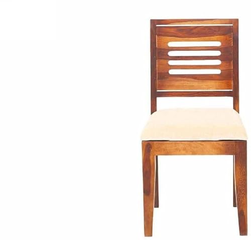 Image of RECTART Solid Wood Dining Table Set with Chairs for Living Room Home | Wooden Dining Room Sets Furniture for Hotels and Restaurants | (Natural Teak Urban, 4 Seater with Bench)
