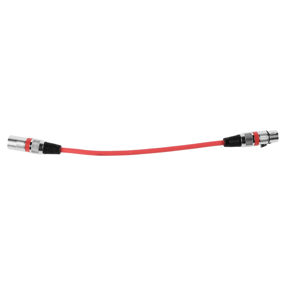 Laroal 6Packs Mic Cable Cord XLR Cable Microphone Cable Male to Female Balanced XLR Microphone Wire DMX Patch Cord(30cm Purple/Red/Blue/Orange/Yellow/Green) - Image 3