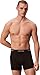 Calvin Klein Herren 3er Pack Boxershorts Trunks Unterwäsche, Schwarz (Black W Black Wb), XL