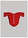 Floerns Women's Off Shoulder Short Sleeve Asymmetrical Hem Ruched Corset Crop Top Red Small