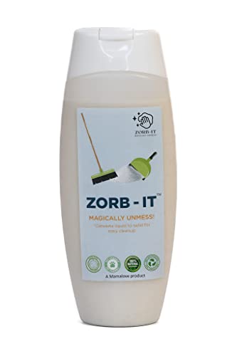 Zorb-It Magically Unmess! Multipurpose Product Converts Liquid to Solid| Deodorises| Easily Clean Up Pet/Toddler Pee/Vomit/Diarrhea/Messes, Cars, Kitchens, Floors and More!