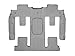 WeatherTech Custom Fit FloorLiner - 461114 - One Piece - 2nd and 3rd Row Coverage (Grey)