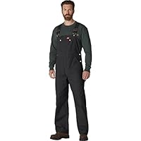 Dickies Herren Bib Overalls, Schwarz abgespült, 30W / 30L