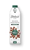 Elmhurst Milked - Unsweetened Hazelnut Milk - 32 Fluid Ounces. Only 2 Ingredients, 4X the Protein, Non Dairy, Keto Friendly, No Added Sugar, Vegan