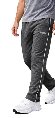 Image of Prince Sports Men's Cotton Track Pant | Comfortable Regular Fit Lower for Gym, Running, Sports & Casual Wear