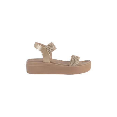 Image of Mochi Women Wedge Heel Fashion Sandal