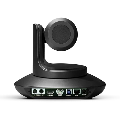 Image of AIWaft 4K PTZ Camera Pro Lens 12X Optical Zoom, 70.28 Wide-Angle, IMX415 1 /2.8 inch CMOS Sensor, Ultra HD 4K@30fps, Multiple connectivity Support, Live Streaming & Online Teaching, Meetings