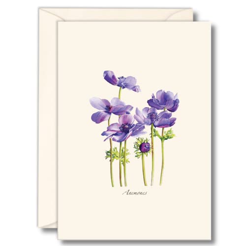 Image of Earth Sky + Water - Anemones Notecard Set - 8 Blank Cards with Envelopes