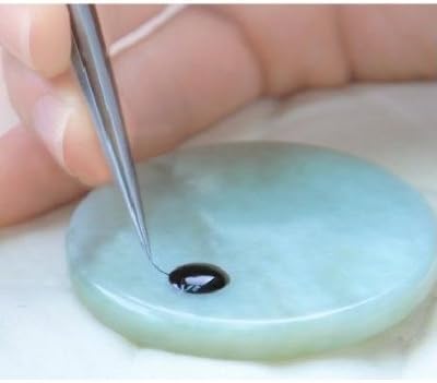 Alluring Jade Stone Glue/Adhesive Base (Stand/Pallet) for Eyelash Extensions 2"