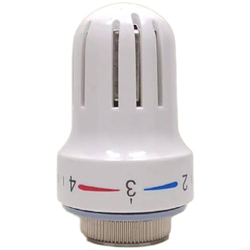 CNANRNANC Testa termostato M30 x 1 5 filettata per riscaldamento a pavimento ad acqua con cinque opzioni di temperatura e antigelo (1 pz)
