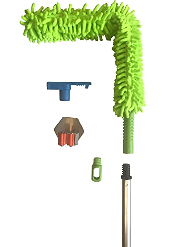 Image of Tiptoe Stick for Ceiling Fan Pull Chains Portable Hand Fan Switch Controller for Electric Power Light Bulb and Fan Speed Adjustment Extension Tool for use in Home, Restaurant, Patio (Large- 8 foot)