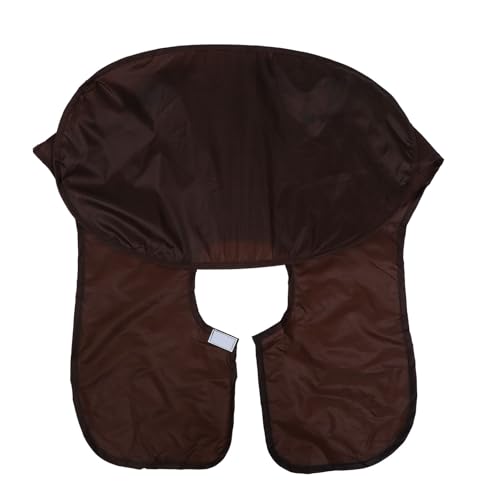 Capa de corte impermeable para peluquería café marrón miniatura 1