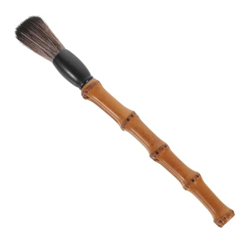 Beavorty Root Teapot Brush Natural Handle Tea Brush for Gongfu Tea Ceremony Accessories for Teapot and Bowl Maintenance Home Tearoom