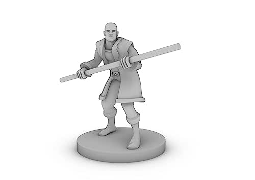 Amazon.com: Human Male Monk Tabletop DND Gaming Miniature : Toys & Games