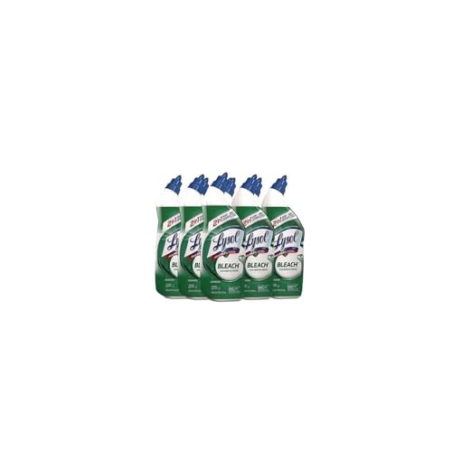 Image of Lysol Bleach Toilet Bowl Cleaner, 216oz (9X24oz), 10X Cleaning Power