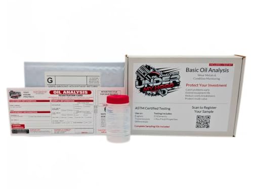Under My Hood Oil Analysis Kit - Oil Test Kit for Gasoline &...