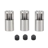 3Pcs 8mm to 5mm Pinion Reducer Sleeve, Drive Shaft Adapter Reducer Sleeve Stainless Steel RC Vehicle Transmission Sleeve for RC Car Motor