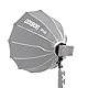 COLBOR MAR Lichthalterungsadapter C-Halterung auf Bowens-Halterung. Kompatibel nur mit COLBOR W100/W60-Serie COB-Videoleuchten