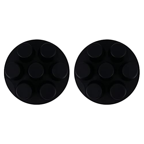 BESTonZON 2pcs Silicone Cake Cup Silicone bakeware Silicone Muffin pan Egg Tray Nonstick Cupcake Pan Muffin tins Silicone Muffin Cake Cups Air Fryer Accessories Cake Mold Muffin Baking Cup