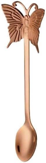 Silverware Flatware Set, 1/4/6/8/10/12 Pieces creative 304 stainless steel hanging cup spoon can hang coffee spoon dessert spoon fruit spoon(Rainbow,12Pcs)