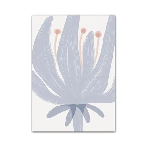 Décoration de salon moderne avec la toile de fleurs et papillons LEMST 20x30cm pour hôtel et bar