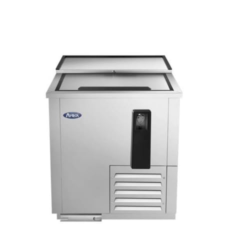 Atosa Commercial Horizontal Bottle Cooler with Electronic Temperature Control