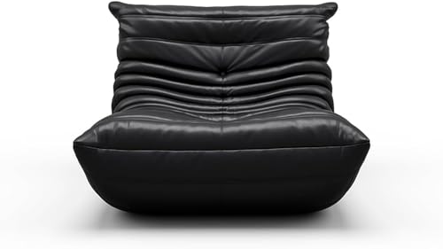 Silla de salón suave y acogedora – Sofá perezoso de peluche para máxima comodidad, elegante asiento de dos plazas junto a la chimenea, silla versátil para relajarse en la sala de estar
