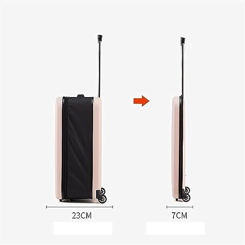 Suitcase Foldable Suitcases Portable Large Capacity Suitcases with Wheels Travel Business Luggage Luggage(D,24 inch)3
