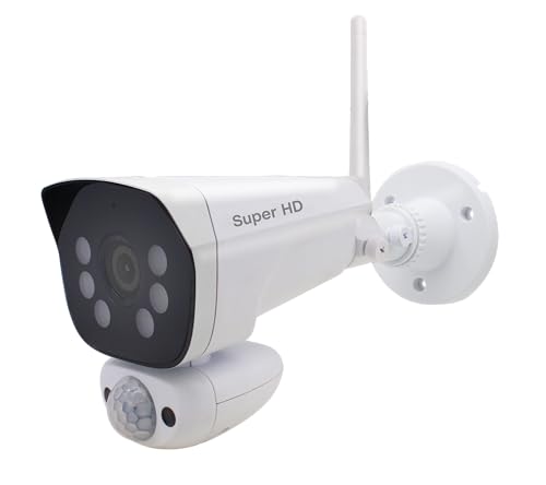 CasaCam GuardianCam Pro | Cámara de reflector 2K alimentada por CA para sistema de seguridad inalámbrico VS6102 y VS6104 | Cámara adicional, pruebas meteorológicas, audio bidireccional, modelo