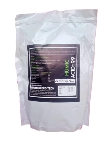Image of MAHATHI - HUMIC ACID 99 - Potassium Humate, Leonardite - An Organic Soil Conditioner - 1 Kg